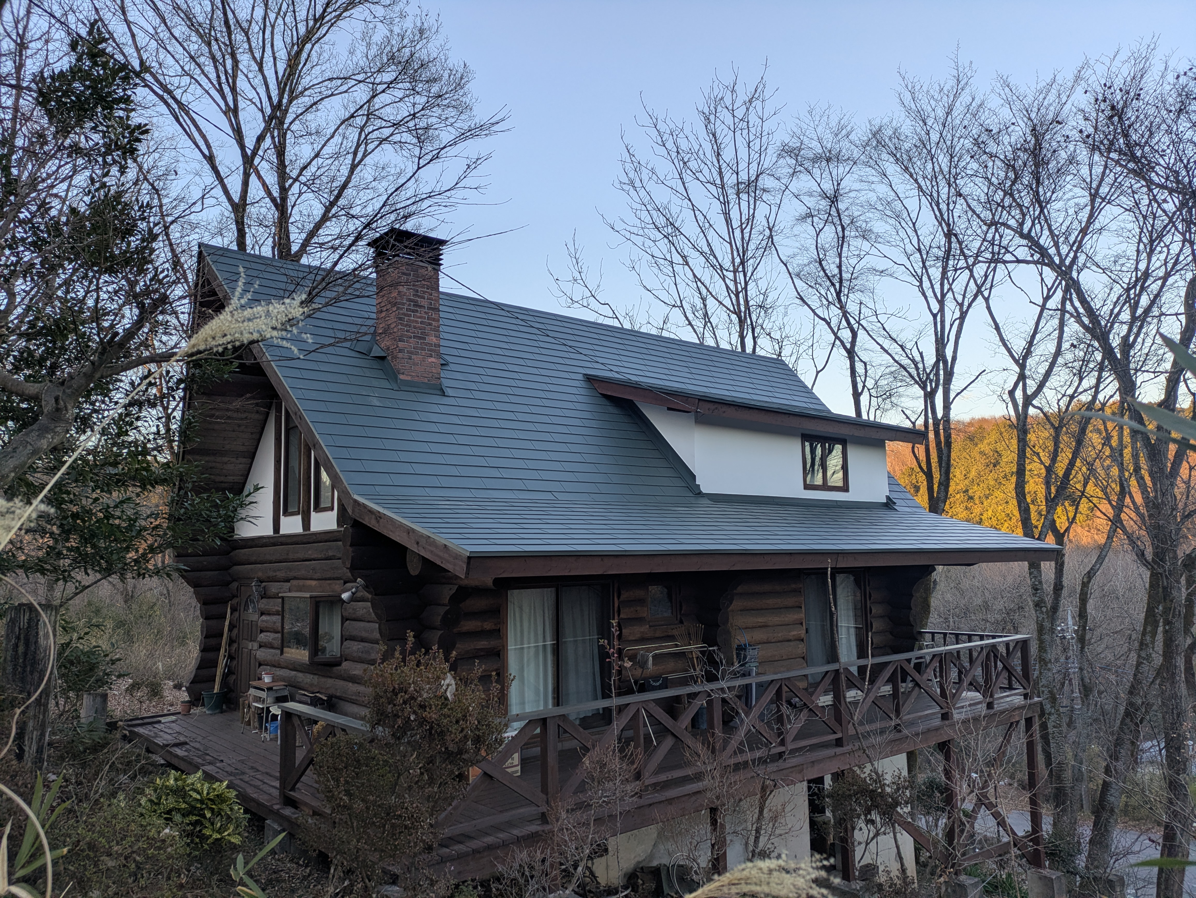 栃木県内のログハウス塗装メンテナンス相談の背景画像